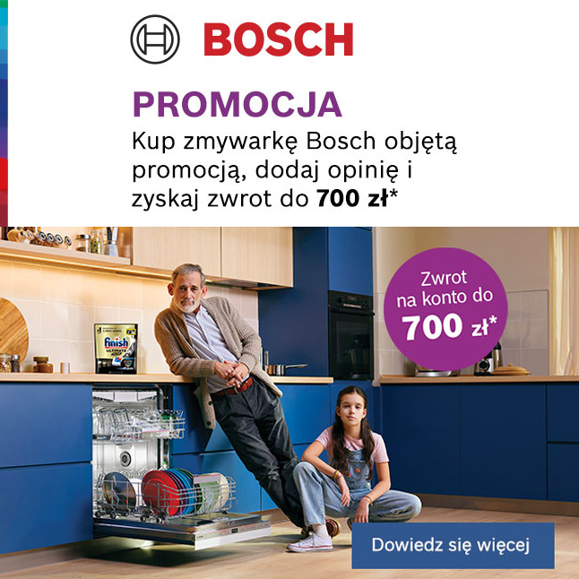 Nagradza zakup zmywarek! Nawet 700 zł zwrotu na konto